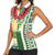 Samoa Uniting Party Women Sleeveless Polo Shirt SUP Est 2025 Siapo Pattern - Polynesian Pride