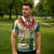 Samoa Uniting Party Zipper Polo Shirt SUP Est 2025 Siapo Pattern - Polynesian Pride