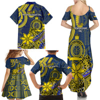 Niue Peniamina Gospel Day Family Matching Summer Maxi Dress and Hawaiian Shirt Unique Niean Hiapo LT14 - Polynesian Pride