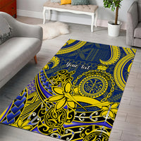 Personalised Niue Peniamina Gospel Day Area Rug Unique Niean Hiapo LT14 - Polynesian Pride