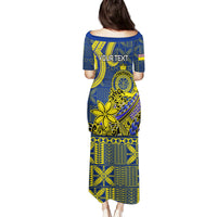 Personalised Niue Peniamina Gospel Day Family Matching Puletasi Dress and Hawaiian Shirt Unique Niean Hiapo LT14 - Polynesian Pride