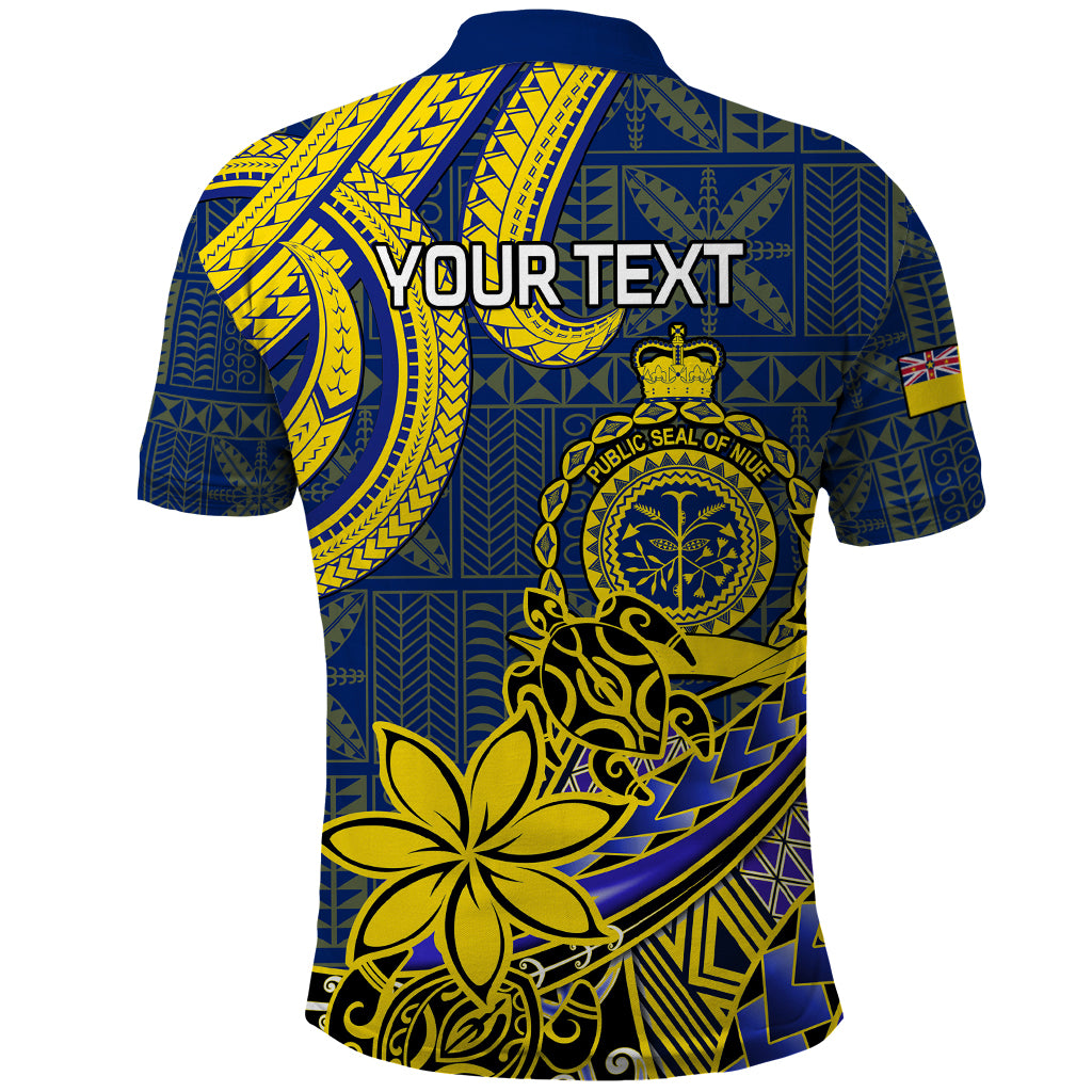 Personalised Niue Peniamina Gospel Day Polo Shirt Unique Niean Hiapo LT14 - Polynesian Pride