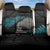 Custom New Zealand Silver Fern Rugby Back Car Seat Cover Pacific 2023 Kia Haka Kiwis With Maori Ta Moko
