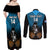 Custom Fiji Tapa Rugby Couples Matching Off Shoulder Maxi Dress and Long Sleeve Button Shirts Pacific 2023 Go Fijian Bati LT14 - Polynesian Pride