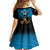 Custom Fiji Tapa Rugby Kid Short Sleeve Dress Pacific 2023 Go Fijian Bati LT14 - Polynesian Pride
