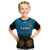 Custom Fiji Tapa Rugby Kid T Shirt Pacific 2023 Go Fijian Bati LT14 Blue - Polynesian Pride