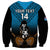 Custom Fiji Tapa Rugby Sweatshirt Pacific 2023 Go Fijian Bati LT14 - Polynesian Pride