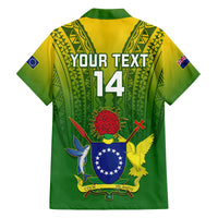 Custom Cook Islands Rugby Family Matching Tank Maxi Dress and Hawaiian Shirt Pacific 2023 Go The Kukis LT14 - Polynesian Pride