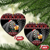 All I Want For Christmas Is Darts New Zealand Ceramic Ornament