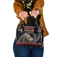 All I Want For Christmas Is Darts New Zealand Shoulder Handbag LT14 One Size Black - Polynesian Pride