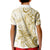Polynesia Dolphins Kid Polo Shirt Valentine Day Floral Polynesian - Vintage Brown LT14 - Polynesian Pride