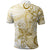 Polynesia Dolphins Polo Shirt Valentine Day Floral Polynesian - Vintage Brown LT14 - Polynesian Pride