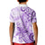 Polynesia Dolphins Kid Polo Shirt Valentine Day Floral Polynesian - Vintage Purple LT14 - Polynesian Pride
