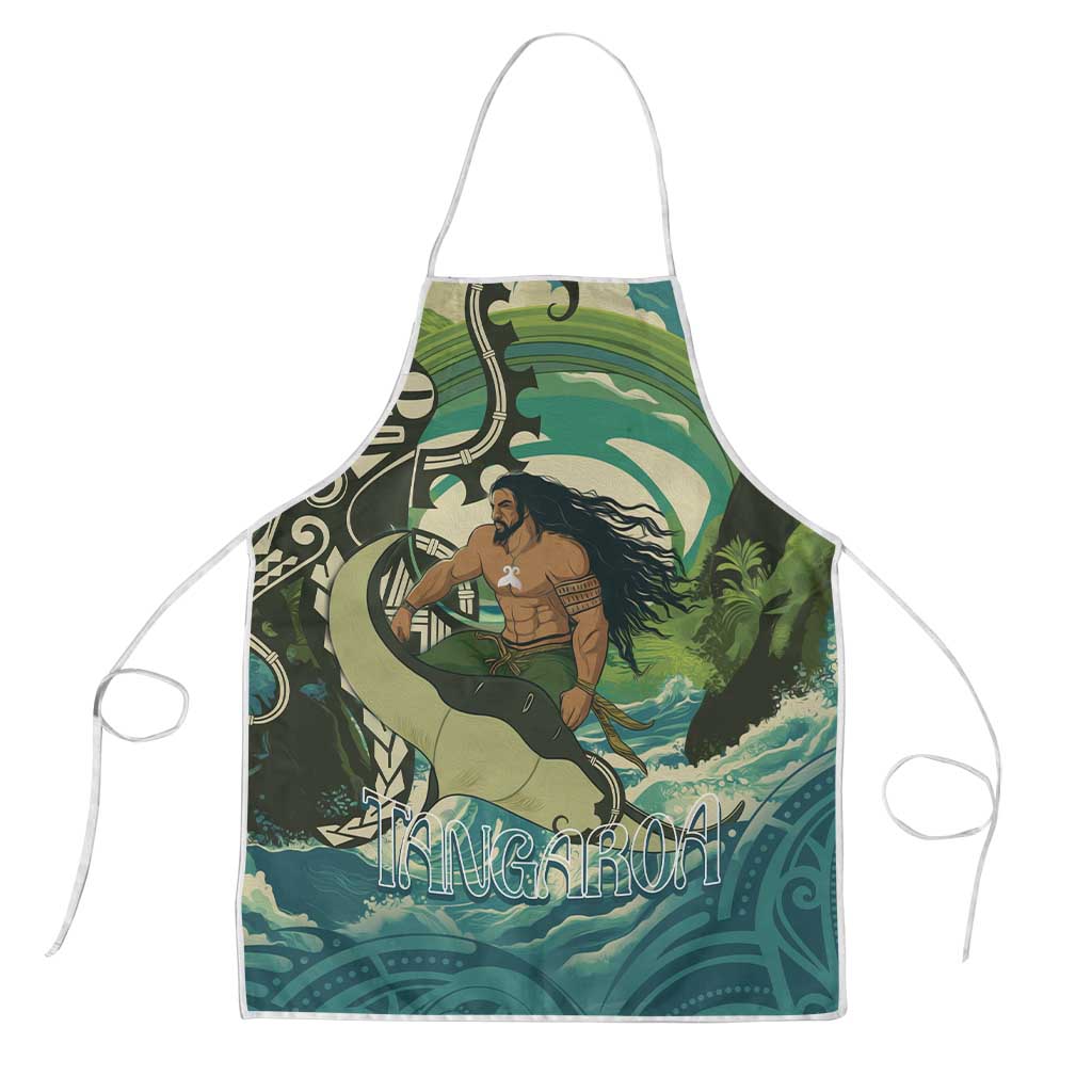 Aotearoa Tangaroa Atua Apron New Zealand God Of The Ocean - Polynesian Pride