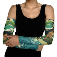 Aotearoa Tangaroa Atua Arm Sleeves New Zealand God Of The Ocean - Polynesian Pride