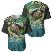 Aotearoa Tangaroa Atua Baseball Jersey New Zealand God Of The Ocean