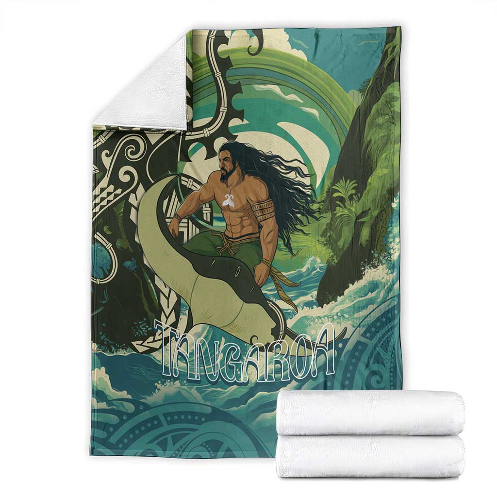 Aotearoa Tangaroa Atua Blanket New Zealand God Of The Ocean