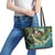 Aotearoa Tangaroa Atua Leather Tote Bag New Zealand God Of The Ocean