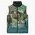 Aotearoa Tangaroa Atua Sleeveless Puffer Jacket New Zealand God Of The Ocean - Polynesian Pride