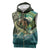 Aotearoa Tangaroa Atua Sleeveless Zip Hoodie New Zealand God Of The Ocean - Polynesian Pride