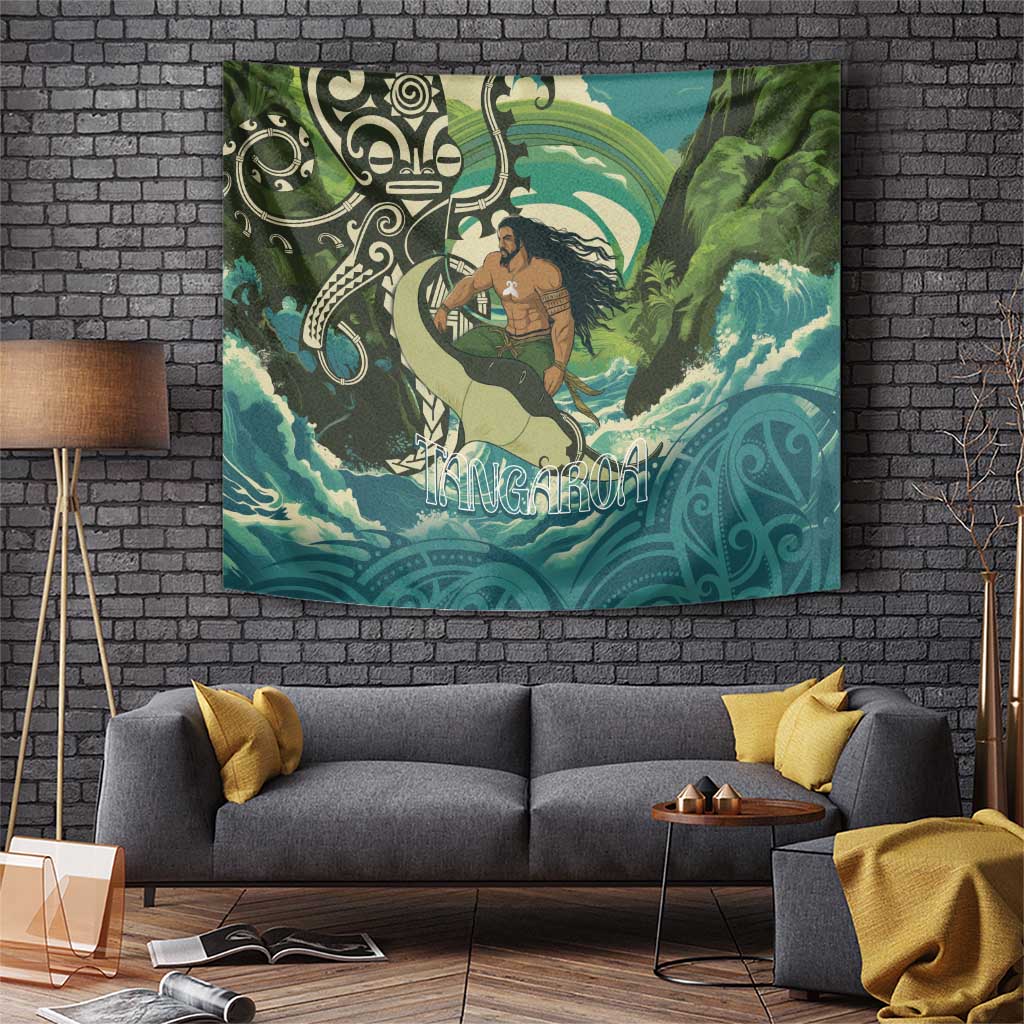 Aotearoa Tangaroa Atua Tapestry New Zealand God Of The Ocean
