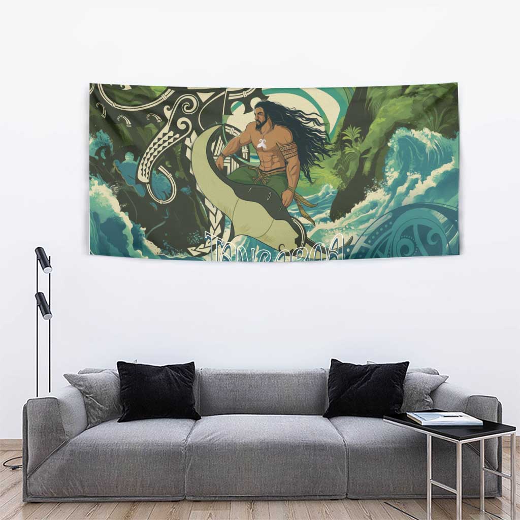 Aotearoa Tangaroa Atua Tapestry New Zealand God Of The Ocean