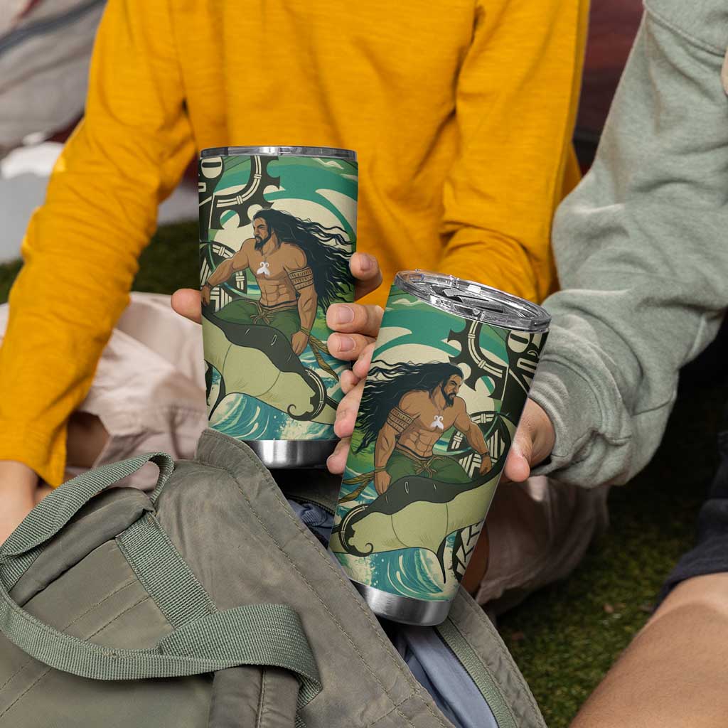 Aotearoa Tangaroa Atua Tumbler Cup New Zealand God Of The Ocean