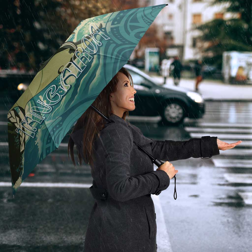 Aotearoa Tangaroa Atua Umbrella New Zealand God Of The Ocean - Polynesian Pride