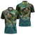 Aotearoa Tangaroa Atua Zipper Polo Shirt New Zealand God Of The Ocean - Polynesian Pride