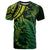 New Zealand Lizard T Shirt Silver Fern Aotearoa Maori Green Version