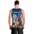 Personalised United States And Guam Men Tank Top USA Eagle With Guahan Seal Tropical Vibes