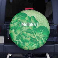 Aloha Hawaii Molokai Island Spare Tire Cover Hibiscus Tribal Honu Hawaiian Tattoo Green