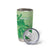 Aloha Hawaii Molokai Island Tumbler Cup Hibiscus Tribal Honu Hawaiian Tattoo Green