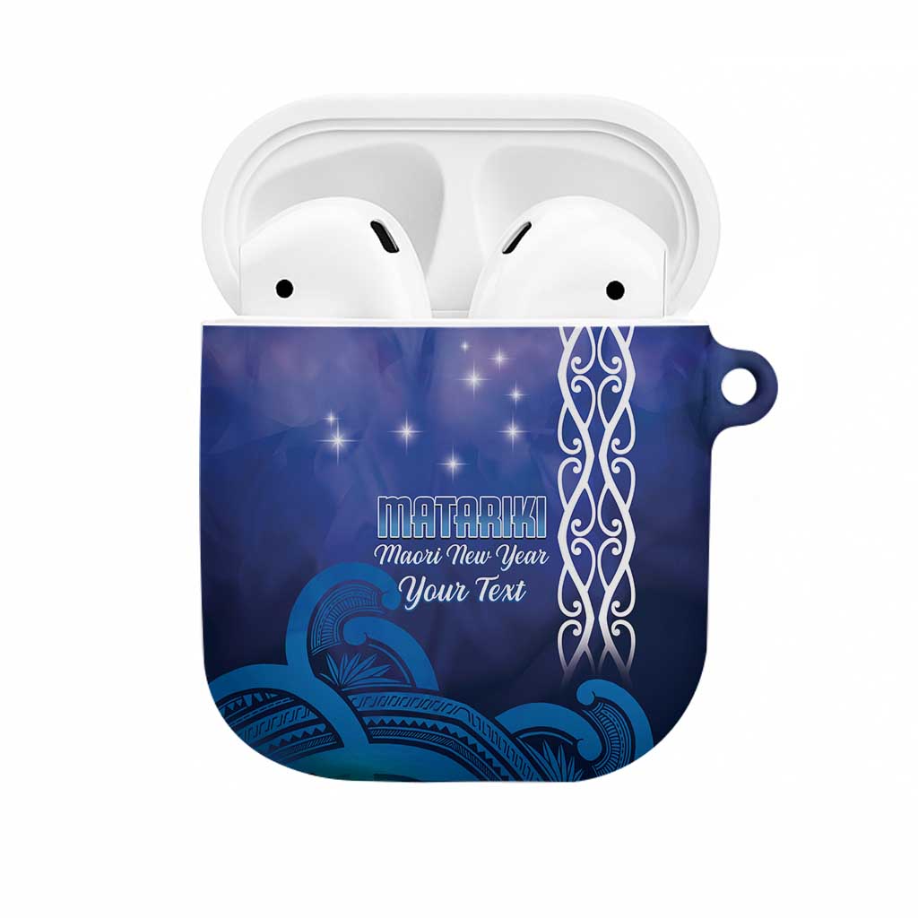 Personalised Matariki New Zealand AirPods Case Maori New Year Galaxy Koru Pattern - Polynesian Pride