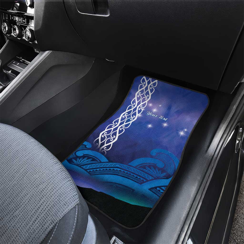 Personalised Matariki New Zealand Car Mats Maori New Year Galaxy Koru Pattern LT14 - Polynesian Pride