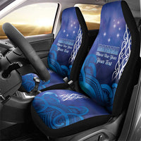 Personalised Matariki New Zealand Car Seat Cover Maori New Year Galaxy Koru Pattern