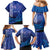 Personalised Matariki New Zealand Family Matching Mermaid Dress and Hawaiian Shirt Maori New Year Galaxy Koru Pattern