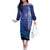 Personalised Matariki New Zealand Family Matching Off The Shoulder Long Sleeve Dress and Hawaiian Shirt Maori New Year Galaxy Koru Pattern