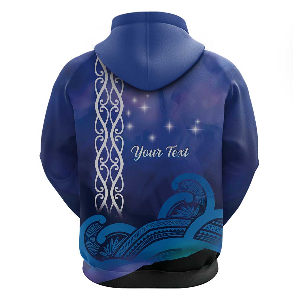 Personalised Matariki New Zealand Hoodie Maori New Year Galaxy Koru Pattern