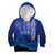 Personalised Matariki New Zealand Kid Hoodie Maori New Year Galaxy Koru Pattern