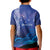 Personalised Matariki New Zealand Kid Polo Shirt Maori New Year Galaxy Koru Pattern
