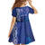 Personalised Matariki New Zealand Kid Short Sleeve Dress Maori New Year Galaxy Koru Pattern