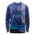 Personalised Matariki New Zealand Long Sleeve Shirt Maori New Year Galaxy Koru Pattern