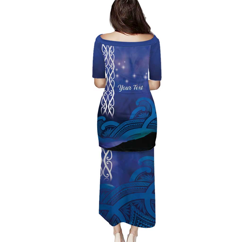 Personalised Matariki New Zealand Puletasi Maori New Year Galaxy Koru Pattern LT14 - Polynesian Pride