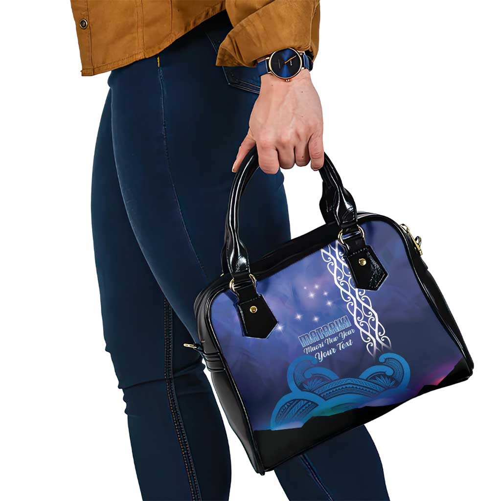 Personalised Matariki New Zealand Shoulder Handbag Maori New Year Galaxy Koru Pattern LT14 - Polynesian Pride