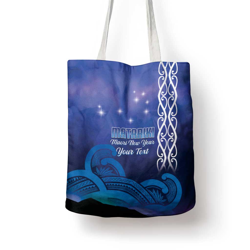 Personalised Matariki New Zealand Tote Bag Maori New Year Galaxy Koru Pattern - Polynesian Pride