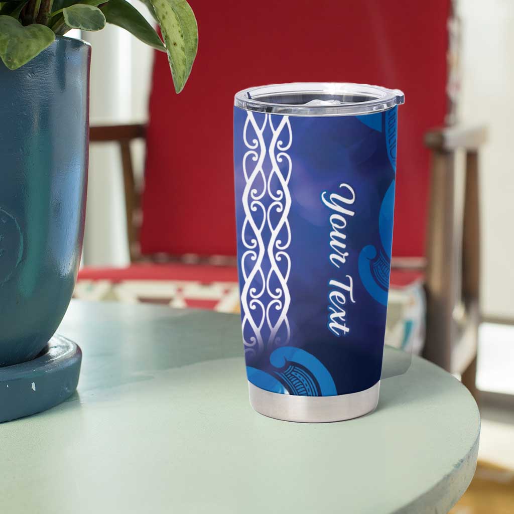 Personalised Matariki New Zealand Tumbler Cup Maori New Year Galaxy Koru Pattern