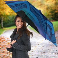 Personalised Matariki New Zealand Umbrella Maori New Year Galaxy Koru Pattern - Polynesian Pride