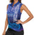 Personalised Matariki New Zealand Women Sleeveless Polo Shirt Maori New Year Galaxy Koru Pattern