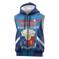 Philippines Football 2026 Sleeveless Zip Hoodie Come On Filipinas